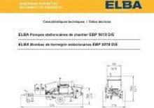 Стационарни бетонопомпи Elba EBP 5018 D