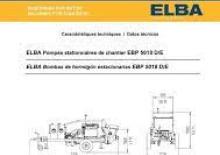 Стационарни бетонопомпи Elba EBP 5018 E