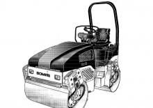 Тандемни вибрационни валяци Bomag BW 100 AD-4
