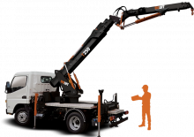Телескопични кранове, монтирани на камион BG Lift T 250