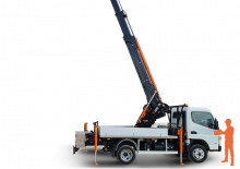 Телескопични кранове, монтирани на камион BG Lift T 400