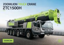 Телескопични кранове, монтирани на камион Zoomlion ZTC1500H753
