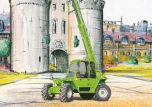 Телескопични манипулатори на материали Merlo P 27.9 EVX