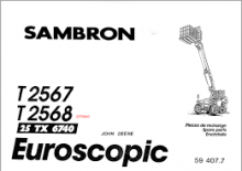 Телескопични манипулатори на материали Sambron T 2567