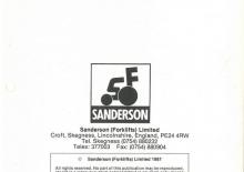 Телескопични манипулатори на материали Sanderson T2-11-40