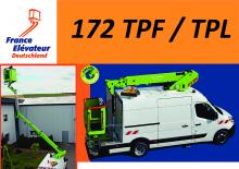 Телескопични вишки, монтирани на камион France Elévateur 172 TPF i
