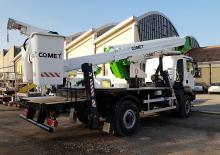 Телескопични вишки, монтирани на камион Comet 21-14 