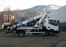 Телескопични вишки, монтирани на камион CTE B-Lift 150 Pro