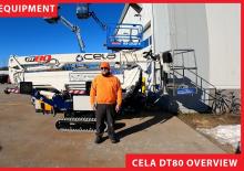 Телескопични вишки, монтирани на камион CELA DT80