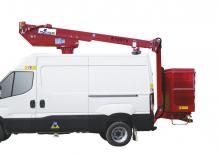 Телескопични вишки, монтирани на камион GSR E120TV 