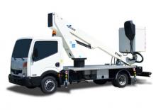 Телескопични вишки, монтирани на камион GSR E148T