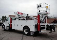 Телескопични вишки, монтирани на камион Elliott Equipment G40F HiReach