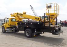 Телескопични вишки, монтирани на камион Elliott Equipment H60F HiReach