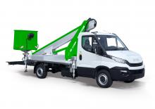 Телескопични вишки, монтирани на камион Multitel MT 182 EX Hybrid