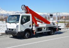 Телескопични вишки, монтирани на камион Multitel MT 204 EX