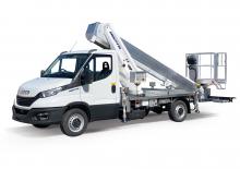 Телескопични вишки, монтирани на камион Multitel MTE 230 EX