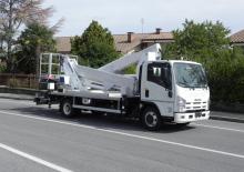 Монтирани на ремаркета повдигачи с подвижна стрела Multitel MX 290 EX 6ton