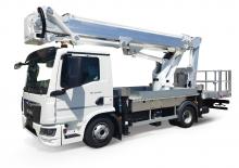 Телескопични вишки, монтирани на камион Multitel MZ 350