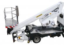 Телескопични вишки, монтирани на камион Palfinger P 170 T