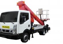 Телескопични вишки, монтирани на камион Palfinger P 170 TXE