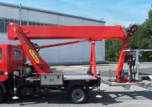 Телескопични вишки, монтирани на камион Palfinger P 250 BK