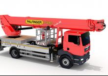 Телескопични вишки, монтирани на камион Palfinger P 480