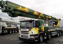 Телескопични вишки, монтирани на камион Palfinger P 750