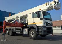 Телескопични вишки, монтирани на камион Palfinger P550