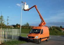 Телескопични вишки, монтирани на камион Palfinger PD 140 V