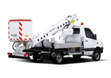 Телескопични вишки, монтирани на камион Bumar PTM-20E v2