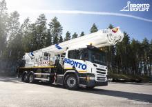 Телескопични вишки, монтирани на камион Bronto Skylift S 56 XR