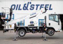 Телескопични вишки, монтирани на камион Oil & Steel Scorpion 16 Pro