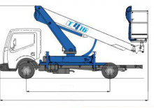Телескопични вишки, монтирани на камион Socage T416 forSte