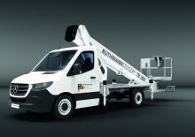 Телескопични вишки, монтирани на камион Ruthmann TB 300