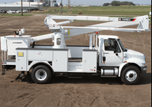 Телескопични вишки, монтирани на камион Terex TL60M