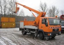 Телескопични вишки, монтирани на камион WUMAG WT 180