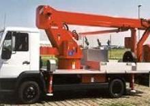 Телескопични вишки, монтирани на камион WUMAG WT 220 E