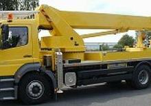 Телескопични вишки, монтирани на камион WUMAG WT 350