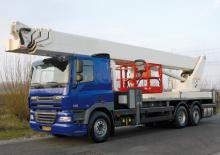 Телескопични вишки, монтирани на камион Palfinger WT 530