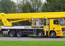 Телескопични вишки, монтирани на камион Palfinger WT 700