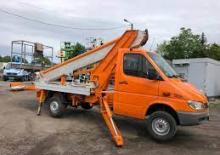 Телескопични вишки, монтирани на камион Pagliero 220Alu/AF