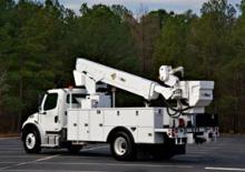 Телескопични вишки, монтирани на камион Altec ALB42PR