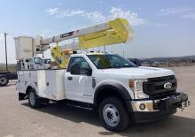 Телескопични вишки, монтирани на камион Terex HR37