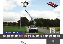 Телескопични вишки, монтирани на камион Versalift LT-30-TB