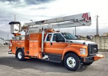 Телескопични вишки, монтирани на камион Terex Optima HR50