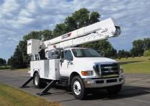Телескопични вишки, монтирани на камион Terex Optima HRX50