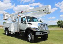 Телескопични вишки, монтирани на камион Terex Optima TCX50