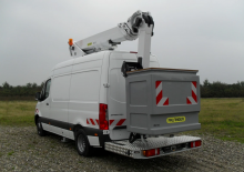 Телескопични вишки, монтирани на камион Danilift PD175V
