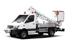 Телескопични вишки, монтирани на камион Bumar PMT-16EU