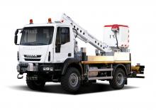 Телескопични вишки, монтирани на камион Bumar PTM-20E